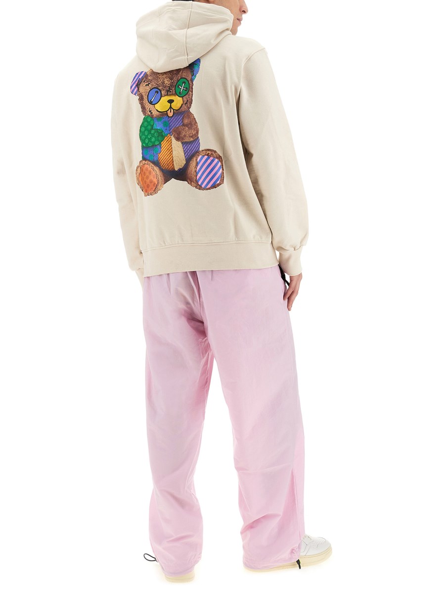 BARROW FELPA IN COTONE CON LOGO