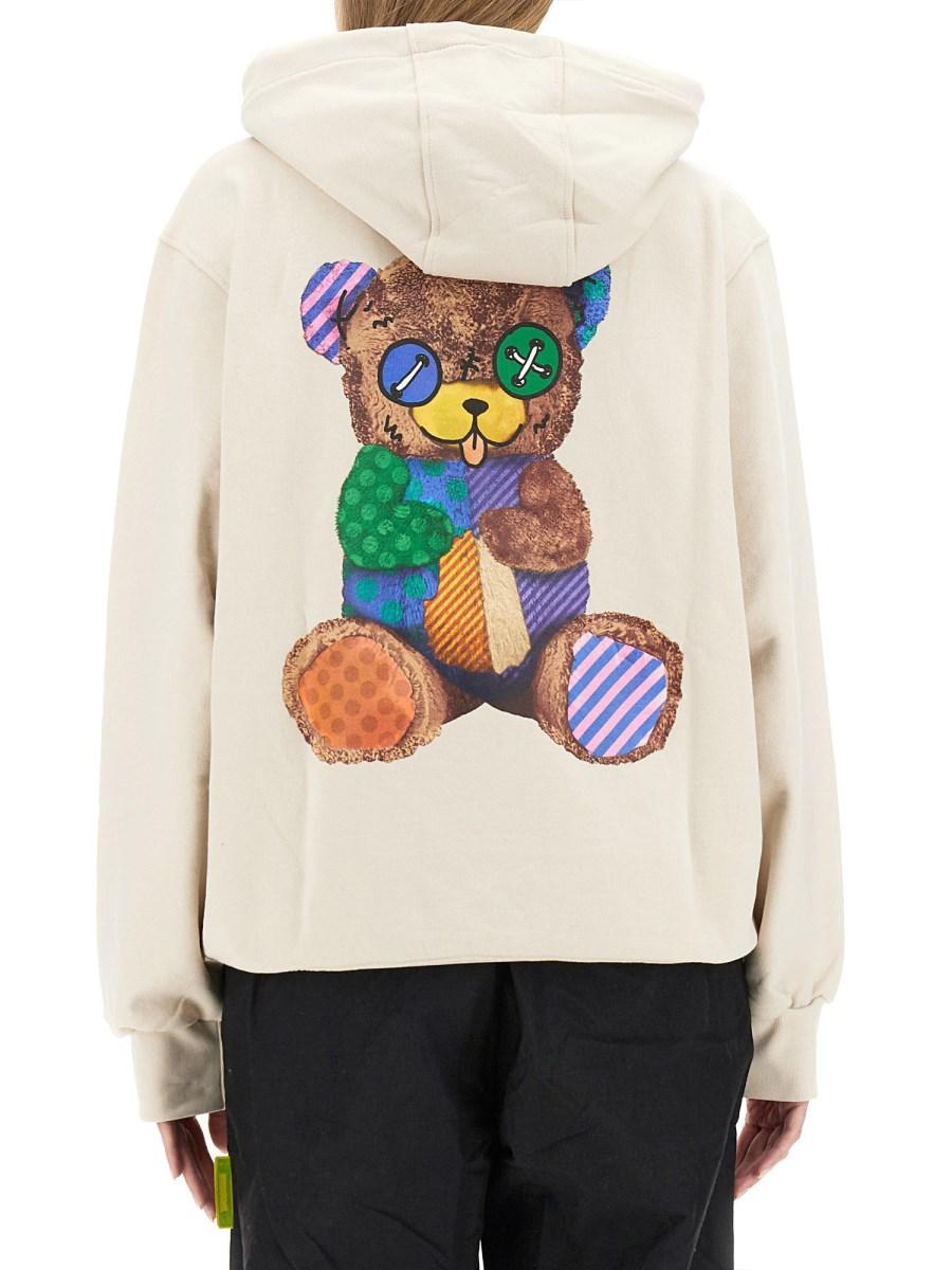 BARROW FELPA IN COTONE CON LOGO