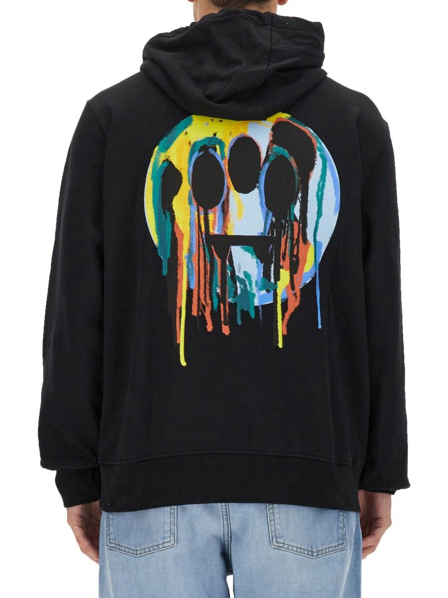 BARROW FELPA IN COTONE CON STAMPA LOGO