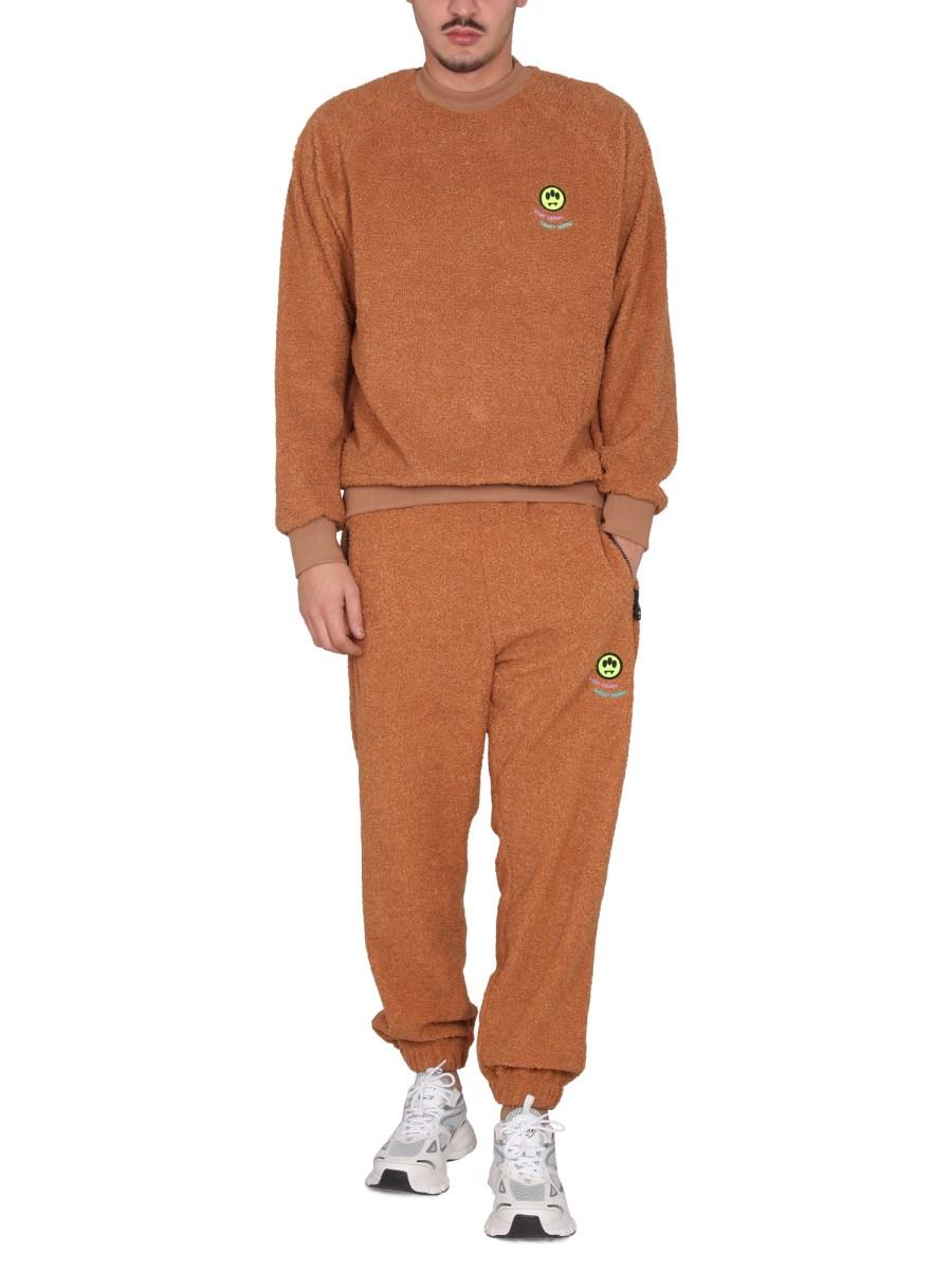 BARROW MAGLIA IN TEDDY CON LOGO