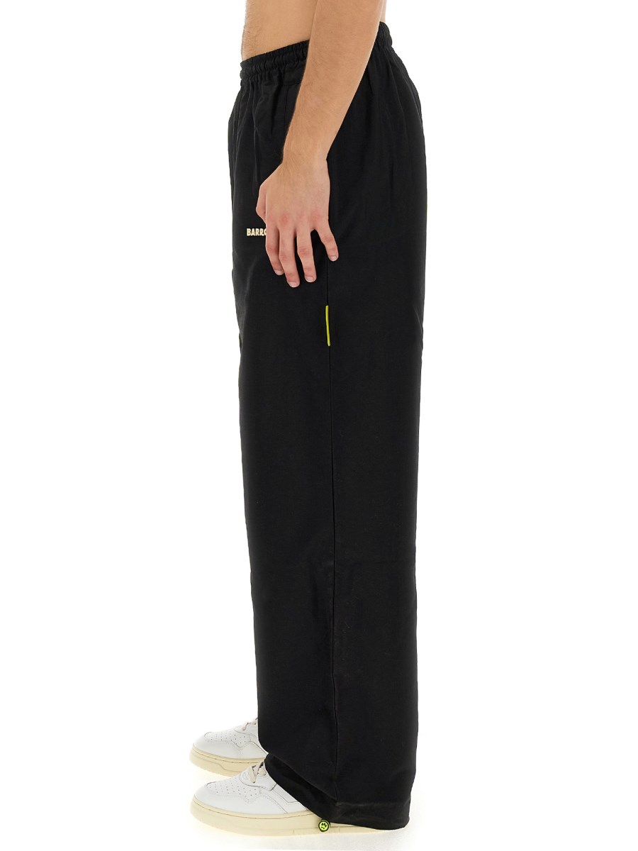 BARROW PANTALONE JOGGING IN NYLON CON LOGO