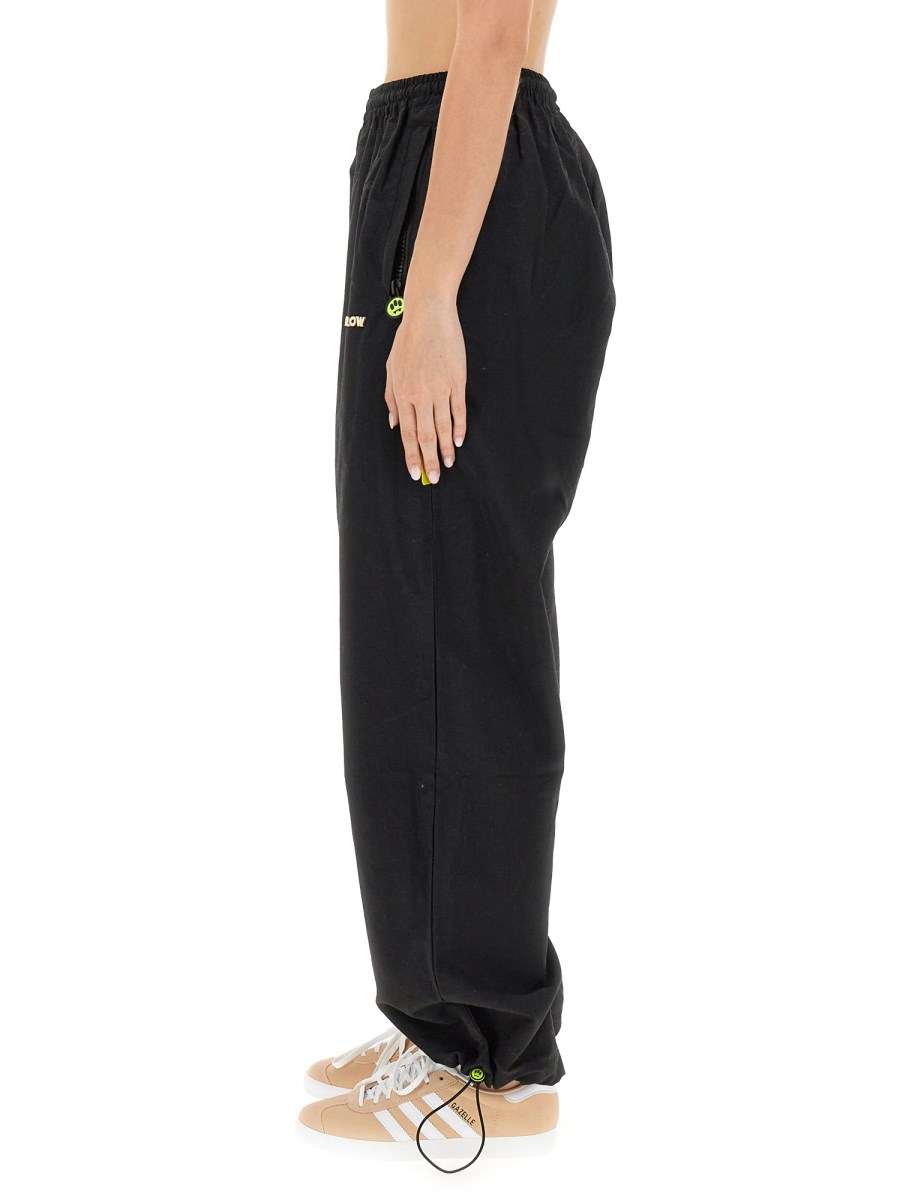 BARROW PANTALONE JOGGING IN NYLON CON LOGO
