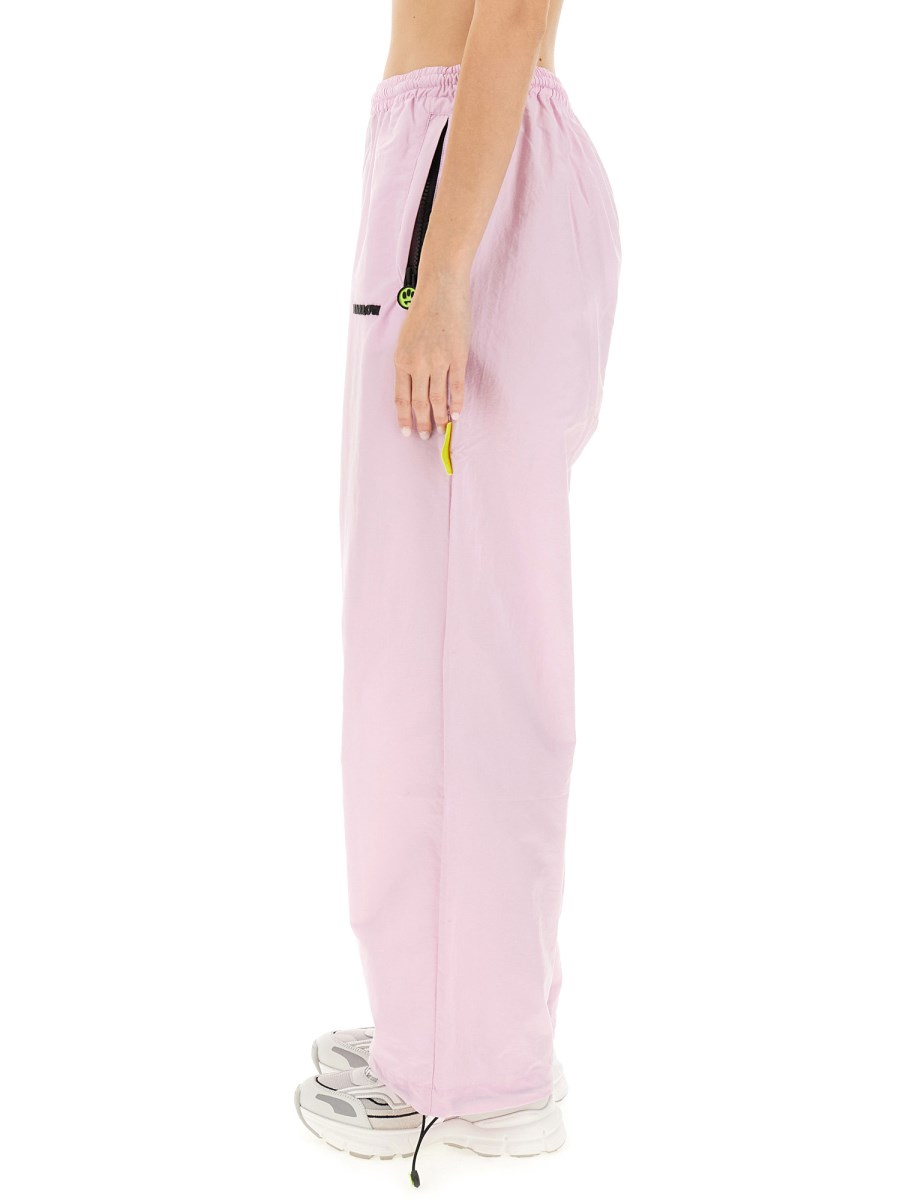 BARROW PANTALONE JOGGING IN NYLON CON LOGO