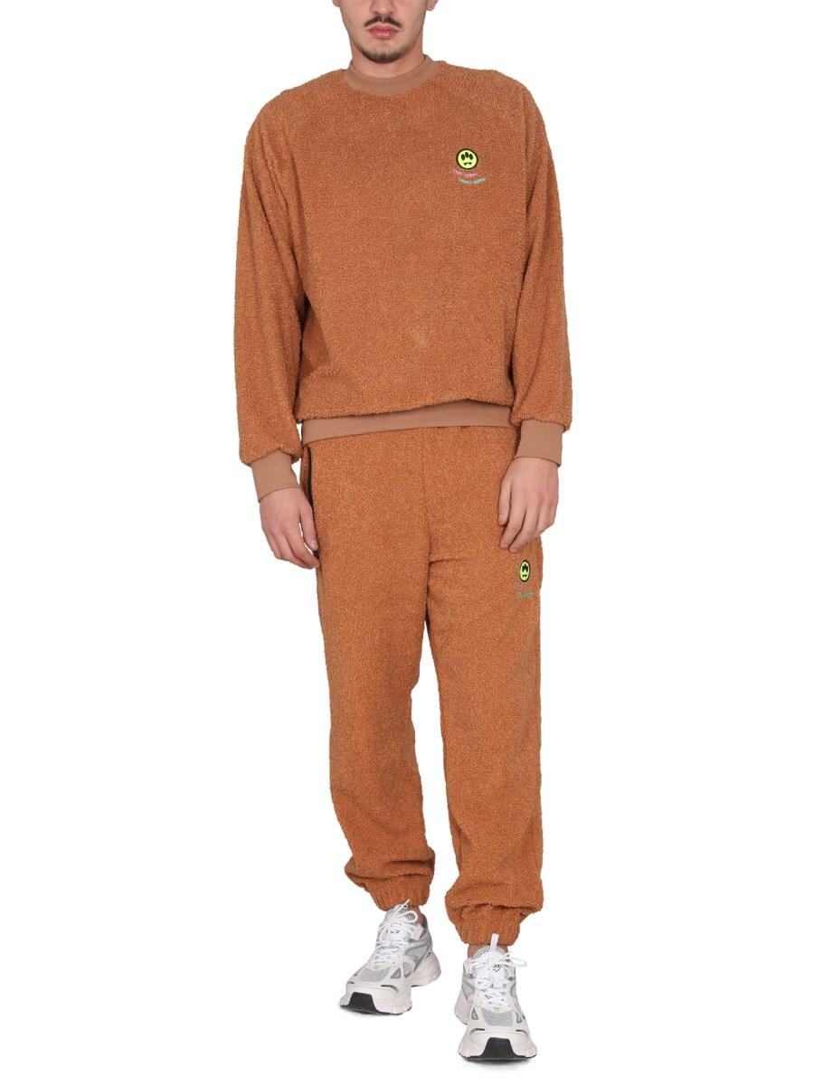 BARROW PANTALONE JOGGING TEDDY CON LOGO