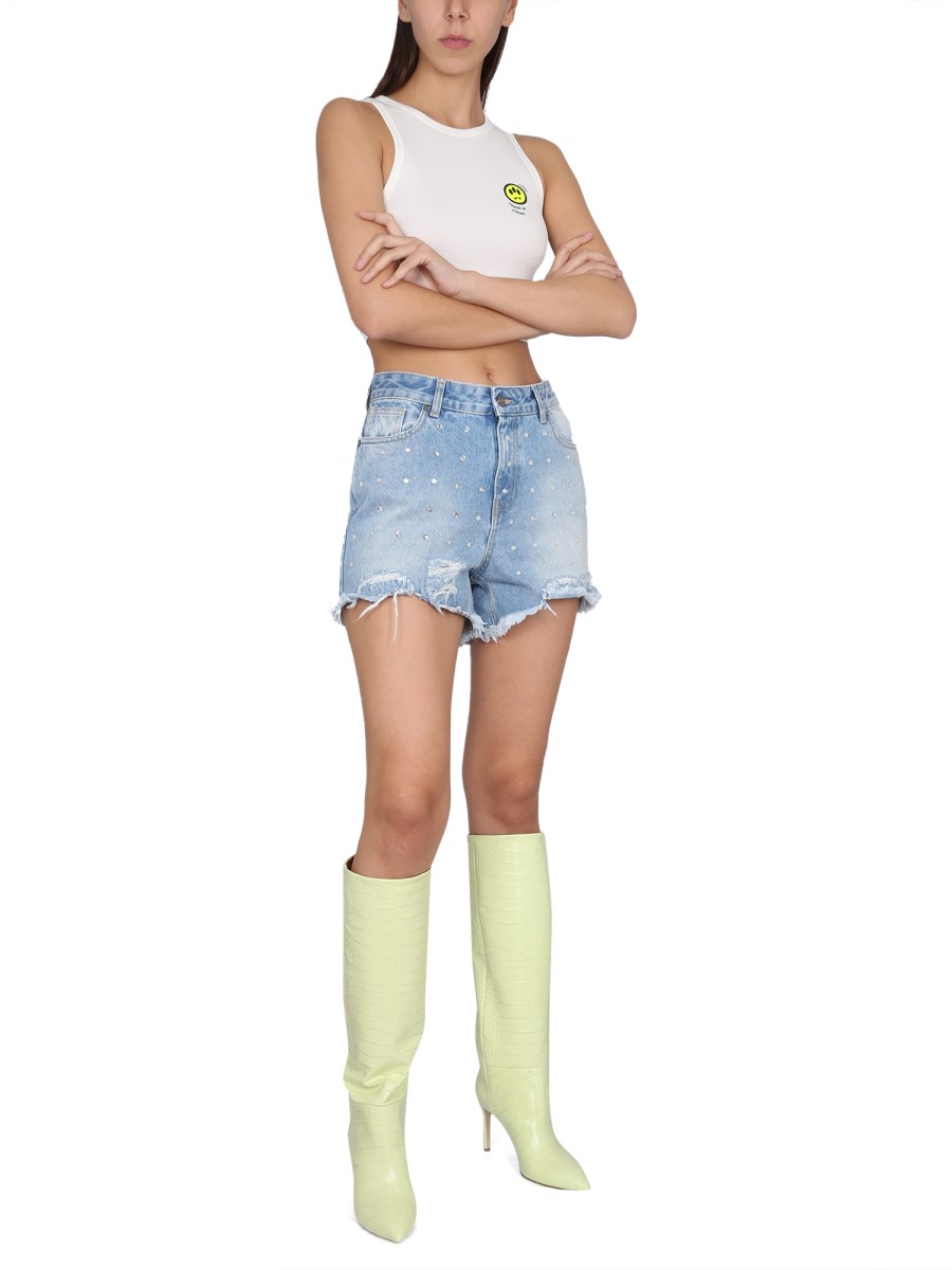 BARROW SHORT IN DENIM DI COTONE
