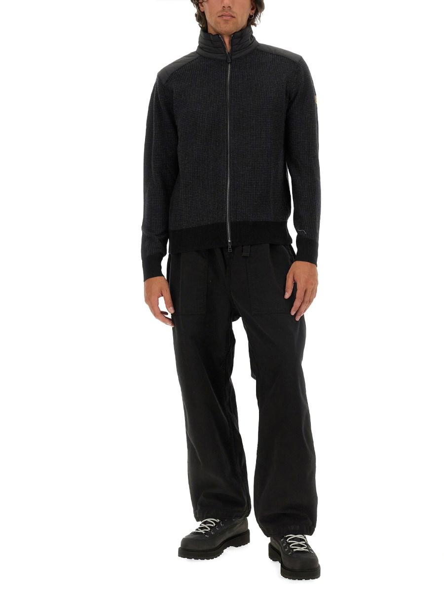 BELSTAFF CARDIGAN IN LANA CON ZIP