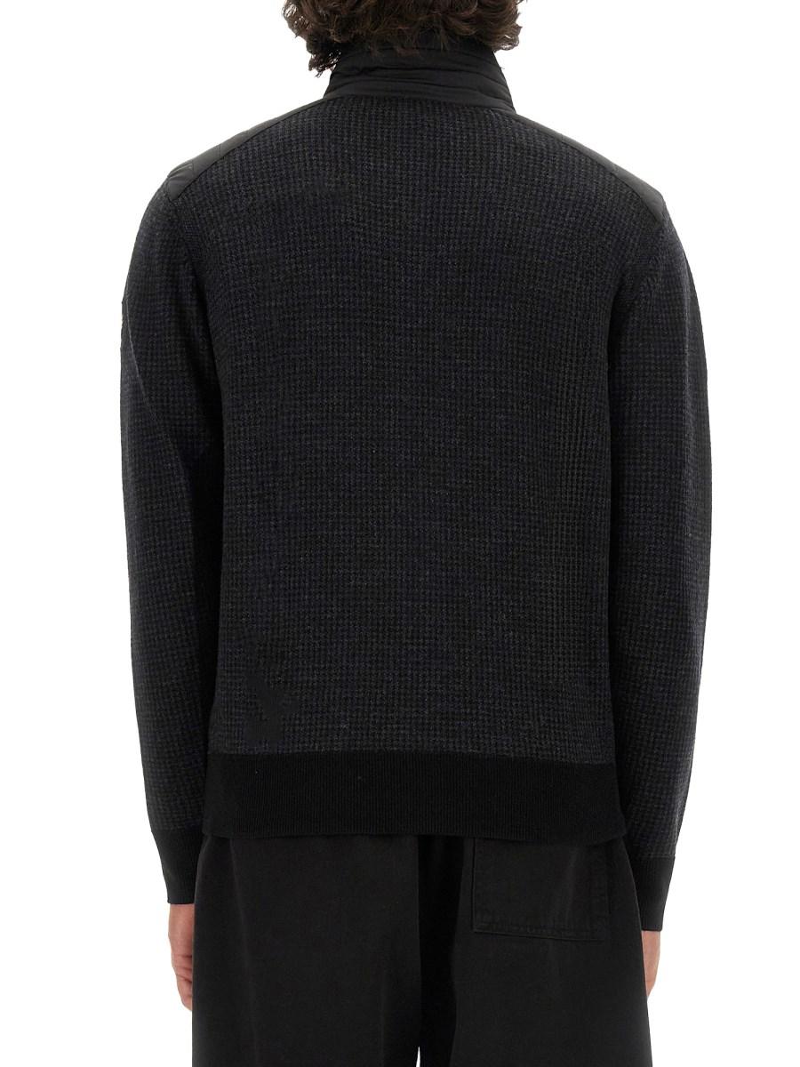 BELSTAFF CARDIGAN IN LANA CON ZIP