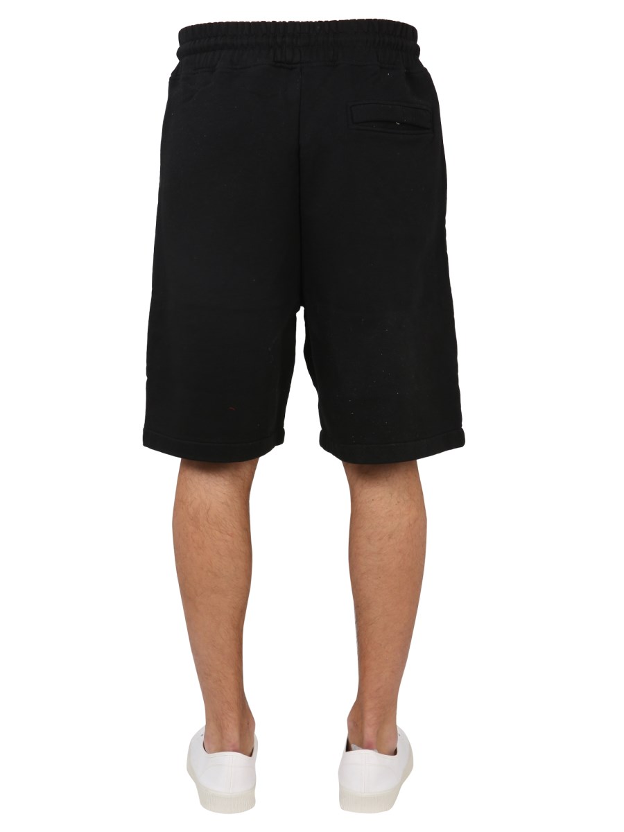 MARCELO BURLON COUNTY OF MILAN BERMUDA IN FELPA CON LOGO