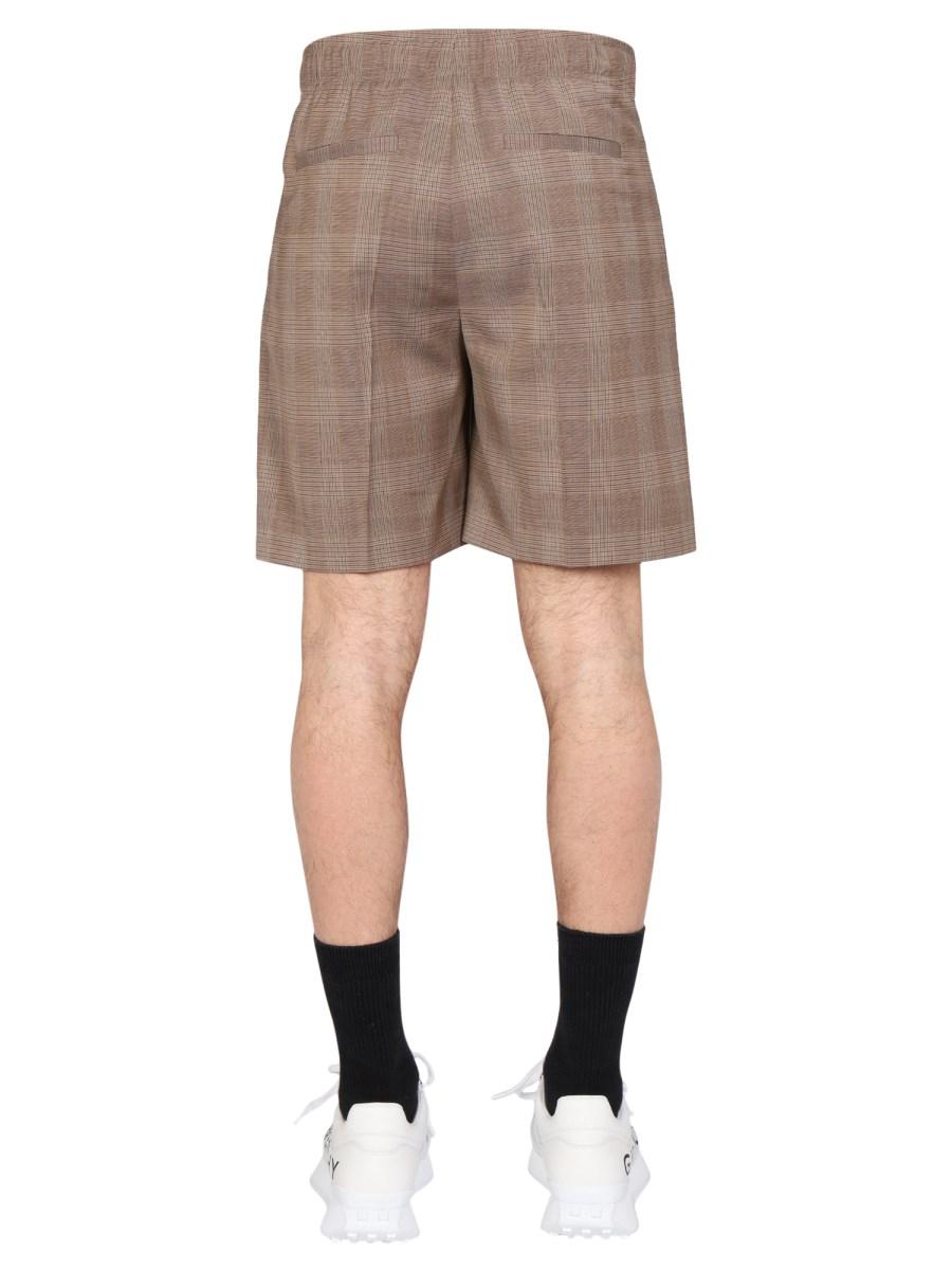 GIVENCHY BERMUDA IN LANA CON MOTIVO PRINCIPE DI GALLES