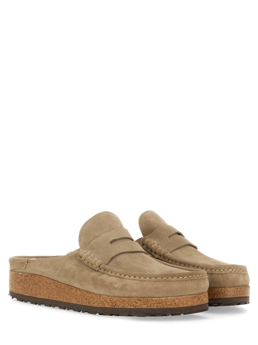 BIRKENSTOCK SANDALO "NAPLES" IN SHEARLING