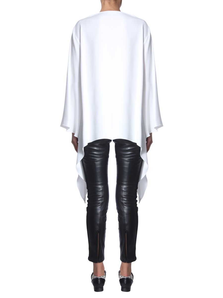ALBERTA FERRETTI BLUSA OVERSIZE FIT CON SCOLLO A BARCA
