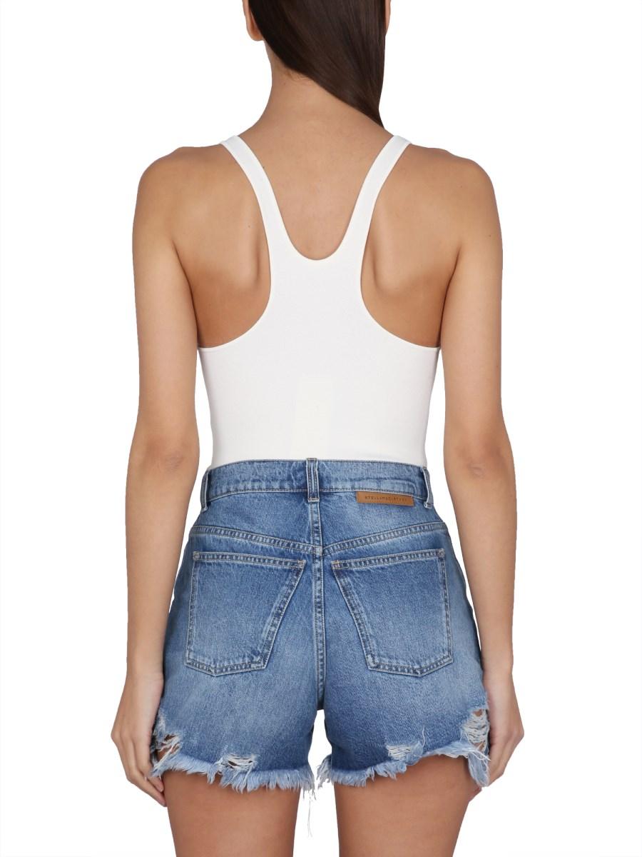 STELLA McCARTNEY BODY IN MAGLIA DI VISCOSA COMPATTA