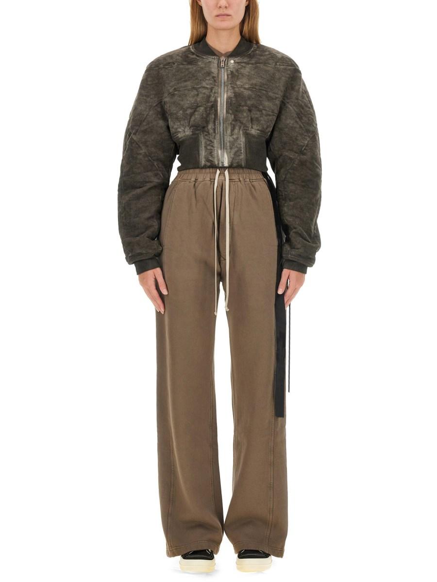 RICK OWENS DRKSHDW BOMBER COLLAGE IMBOTTITO IN COTONE