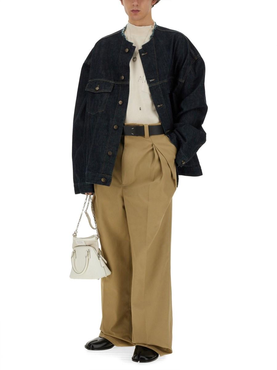 MAISON MARGIELA BORSA 5AC MICRO IN PELLE CON TRACOLLA IN CATENA