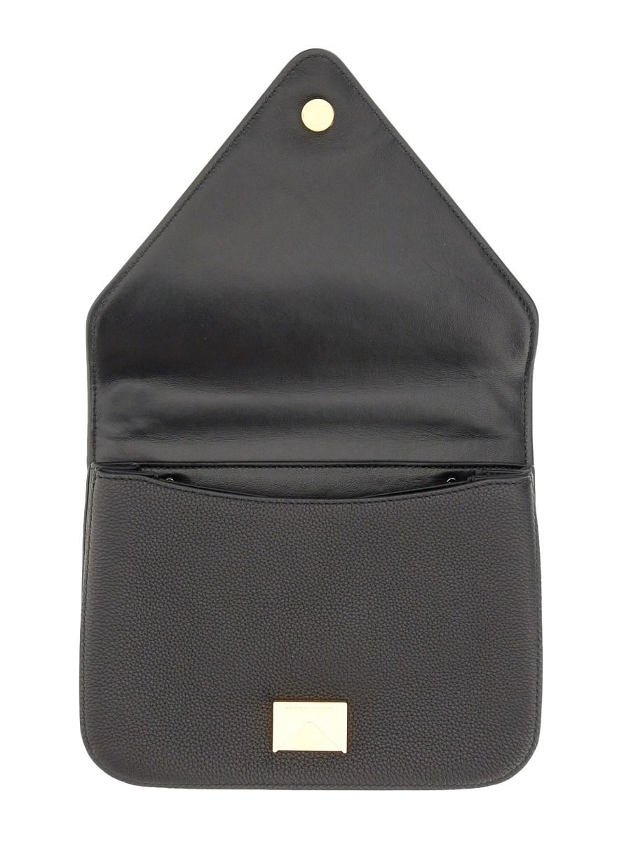 BOTTEGA VENETA BORSA A BUSTA IN SUEDE CON CATENA EXTRALARGE