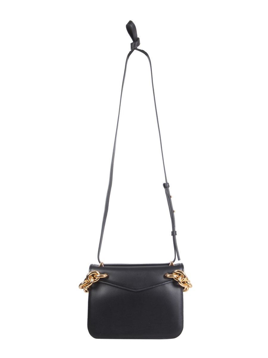 BOTTEGA VENETA BORSA A BUSTA IN SUEDE CON CATENA EXTRALARGE