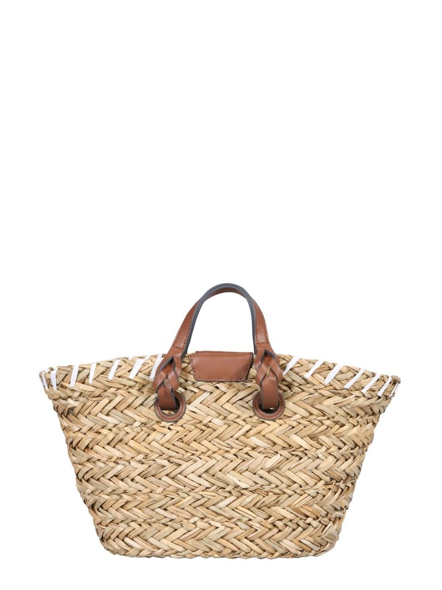 ANYA HINDMARCH BORSA A SECCHIELLO EYES SMALL IN SEAGRASS