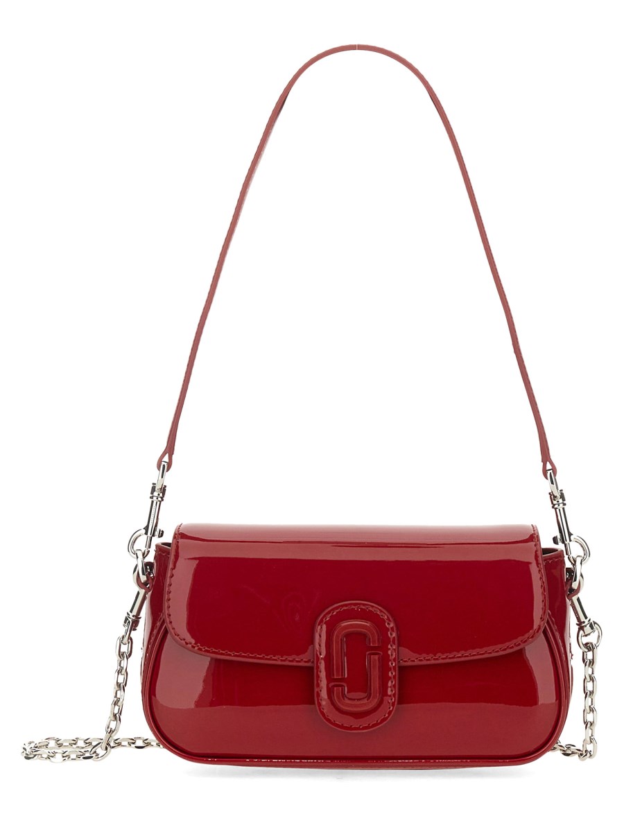 MARC JACOBS BORSA A SPALLA "CLOVER" IN PELLE VERNICIATA