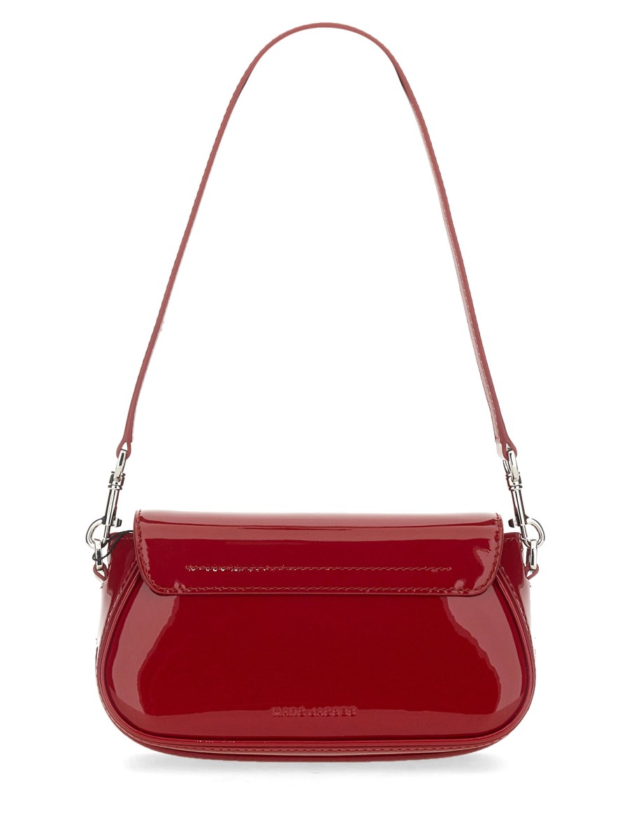 MARC JACOBS BORSA A SPALLA "CLOVER" IN PELLE VERNICIATA