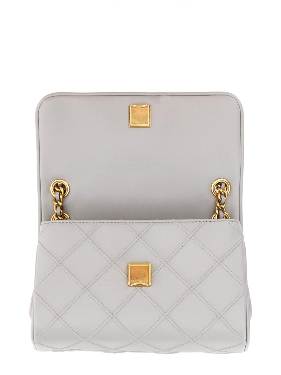 TORY BURCH BORSA A SPALLA "FLEMING" SMALL CONVERTIBLE IN NAPPA
