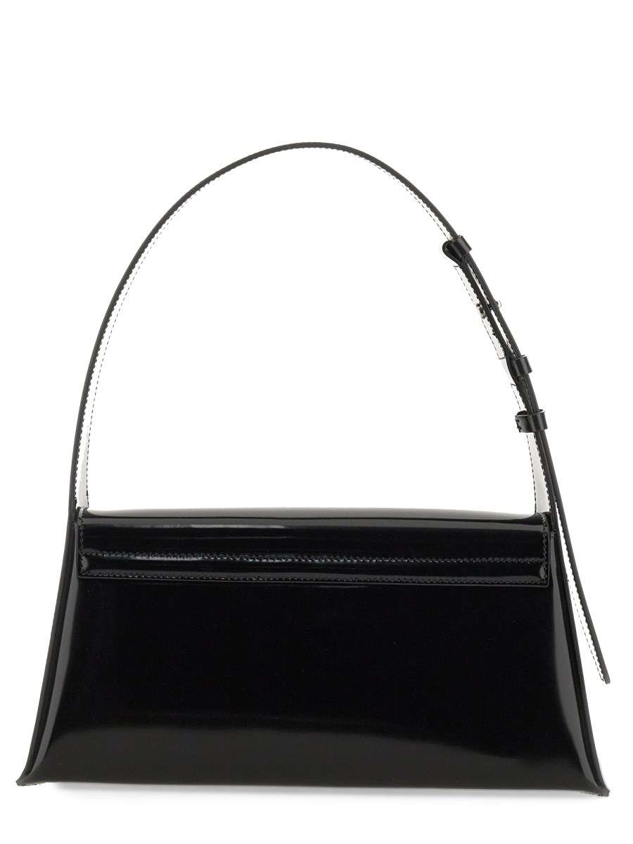 FERRAGAMO BORSA A SPALLA GEOMETRICA MEDIUM IN PELLE
