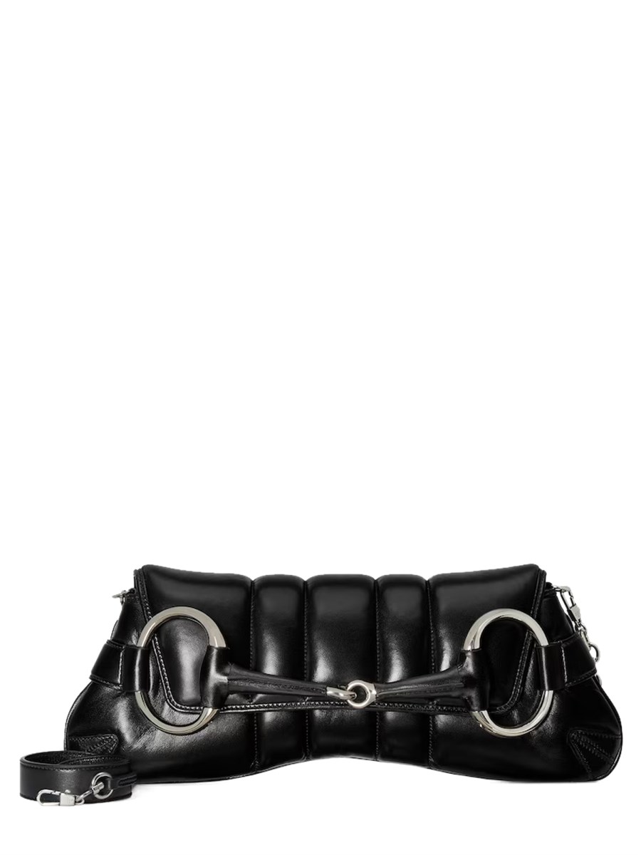 GUCCI BORSA A SPALLA GUCCI "HORSEBIT CHAIN" MISURA MEDIA IN PELLE