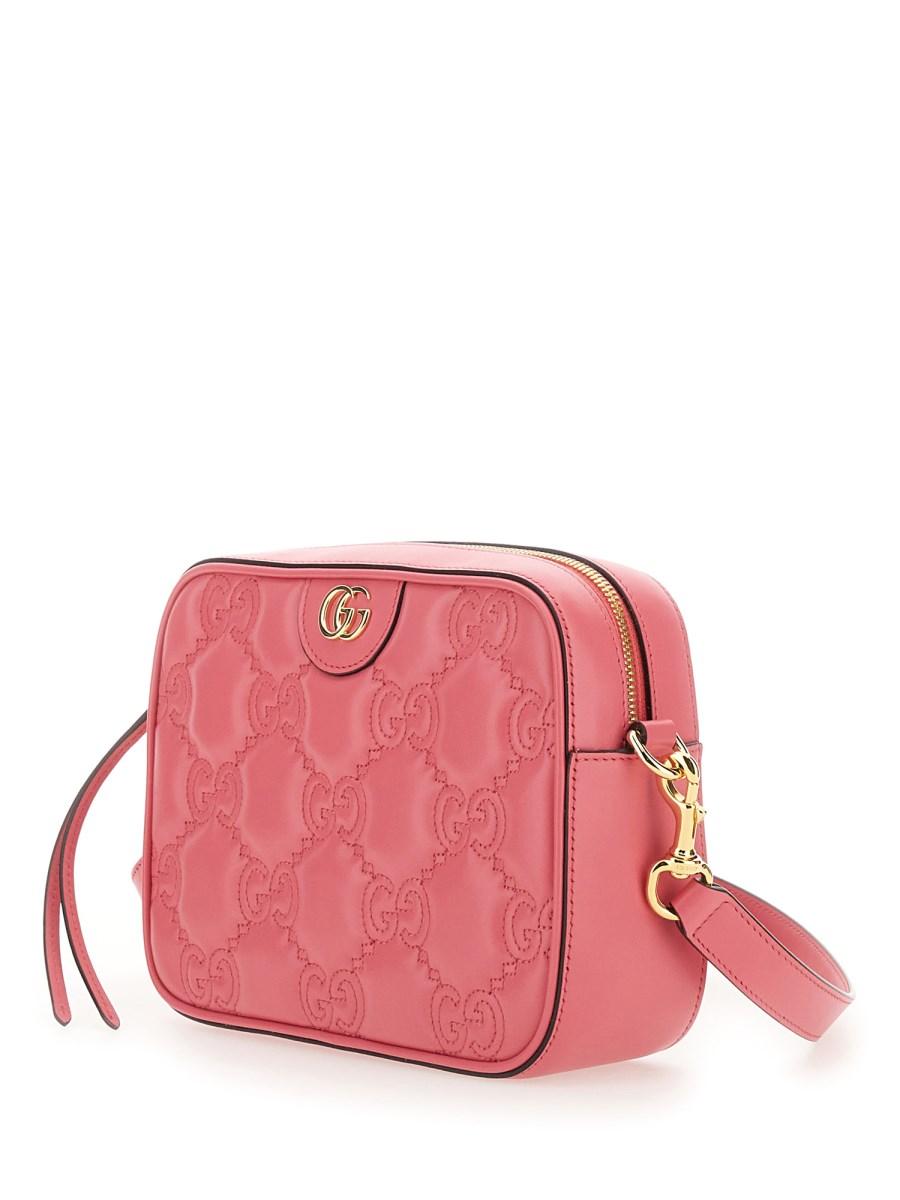 GUCCI BORSA A SPALLA IN PELLE MATELASSE CON MONOGRAMMA