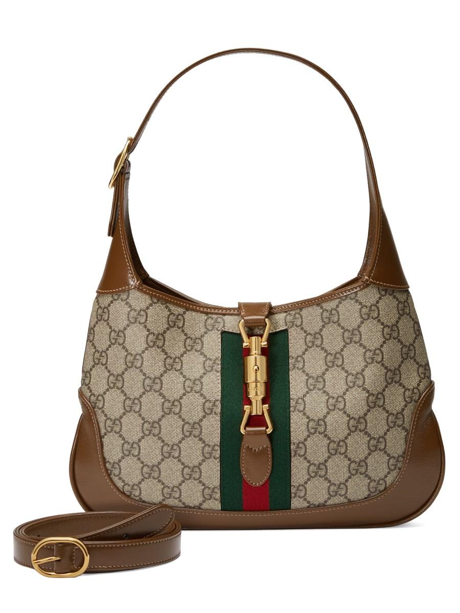 GUCCI BORSA A SPALLA JACKIE 1961 SMALL IN TESSUTO GG SUPREME