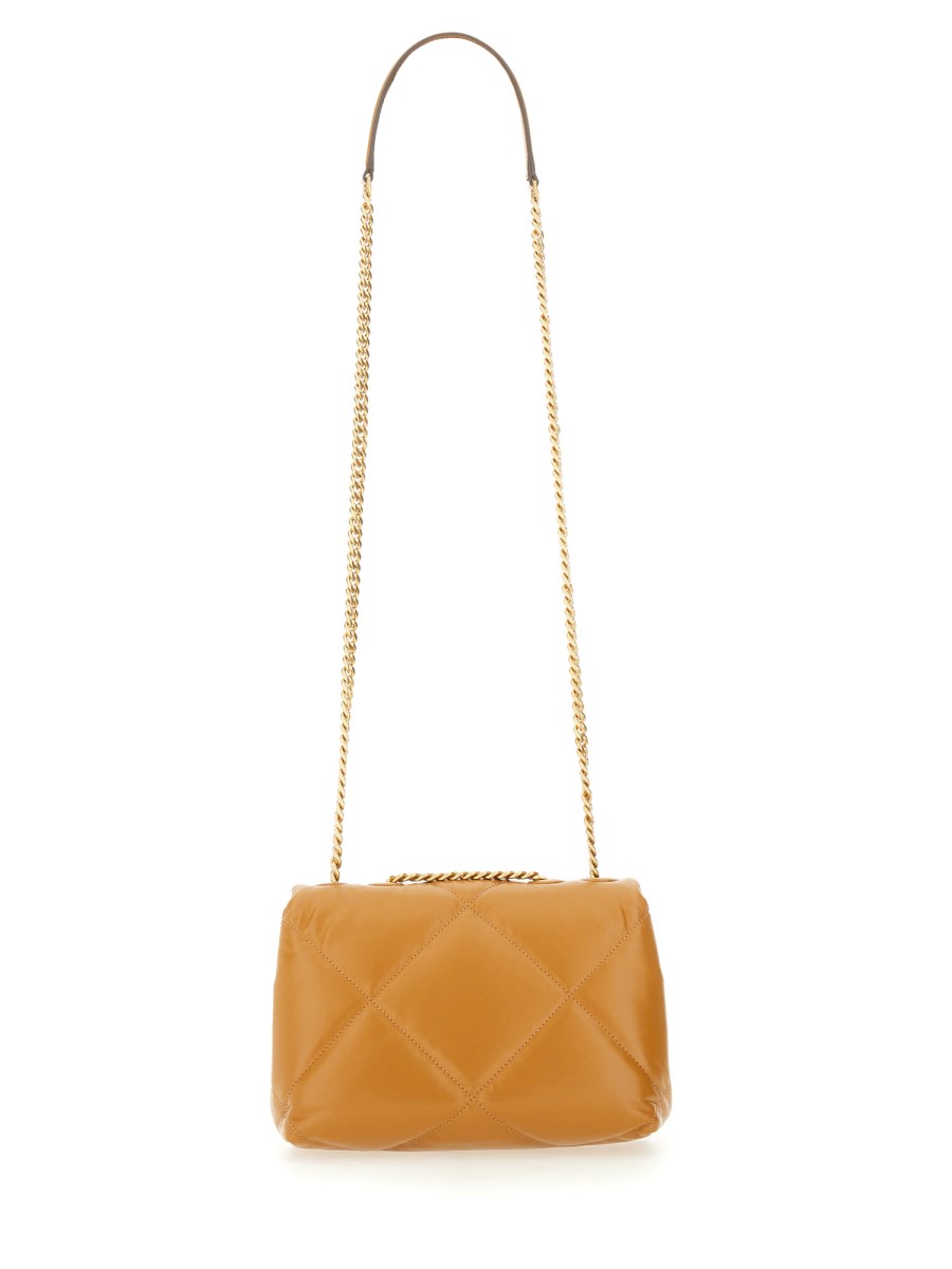 TORY BURCH BORSA A SPALLA "KIRA" CONVERTIBILECON TRAPUNTATURA A DIAMANTE