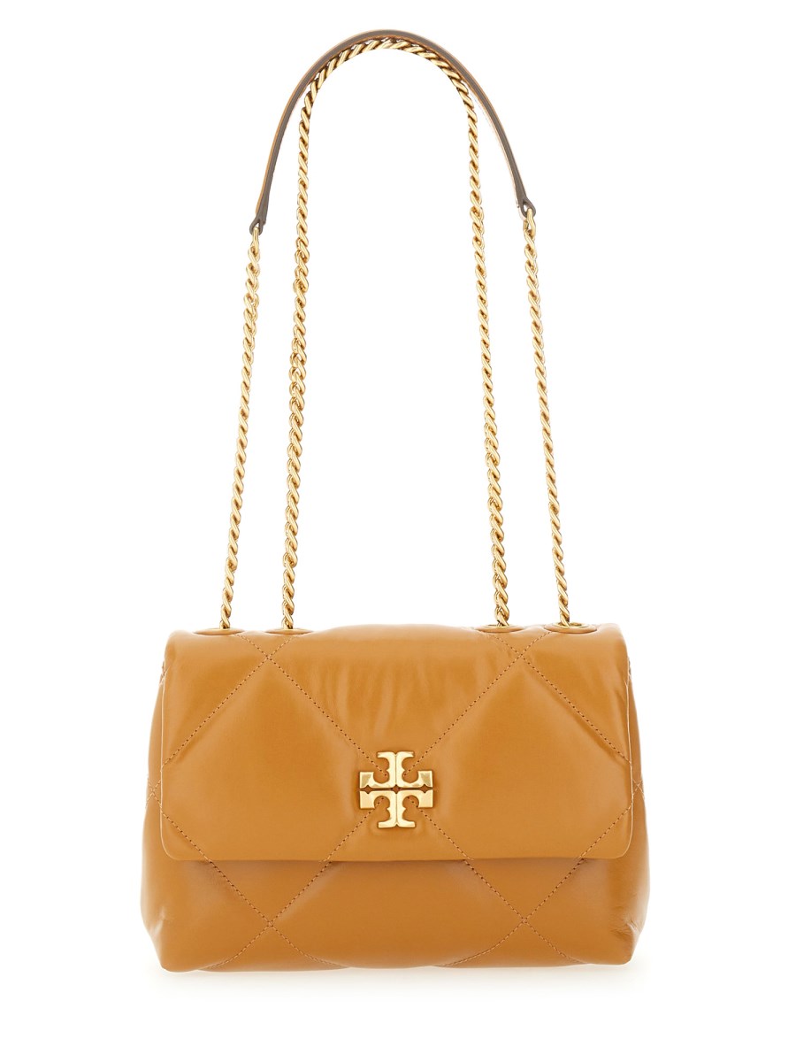 TORY BURCH BORSA A SPALLA "KIRA" CONVERTIBILECON TRAPUNTATURA A DIAMANTE