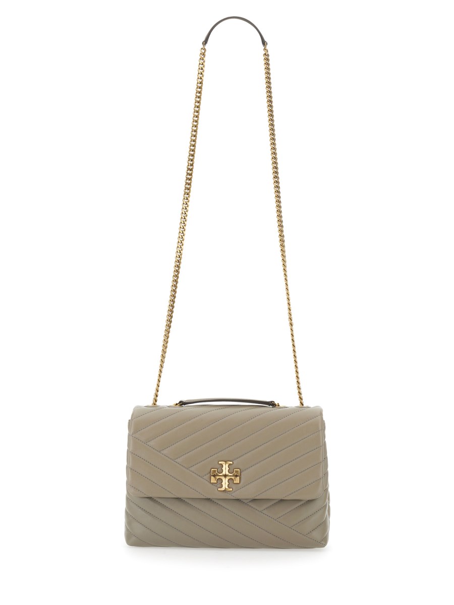 TORY BURCH BORSA A SPALLA "KIRA" CONVERTIBLE IN PELLE CHEVRON