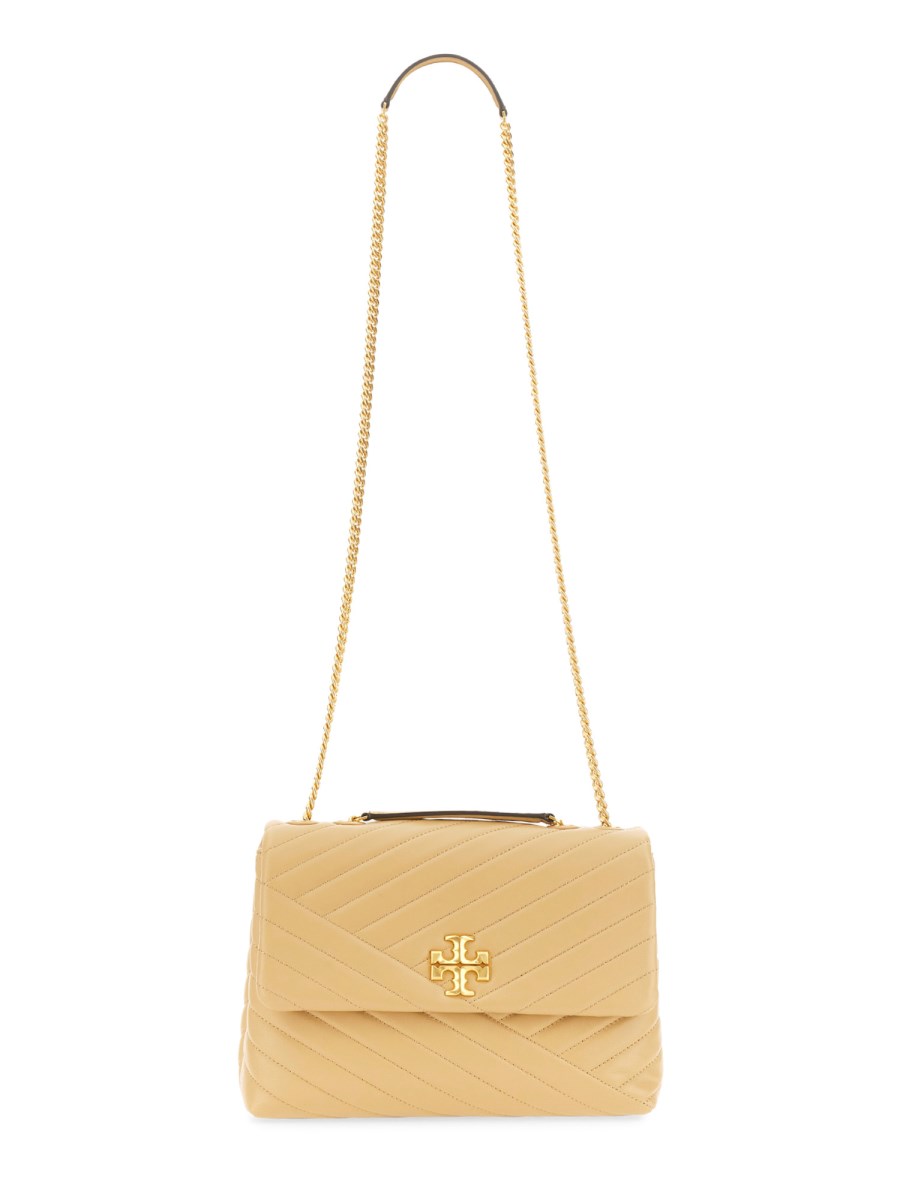 TORY BURCH BORSA A SPALLA KIRA CONVERTIBLE IN PELLE CHEVRON