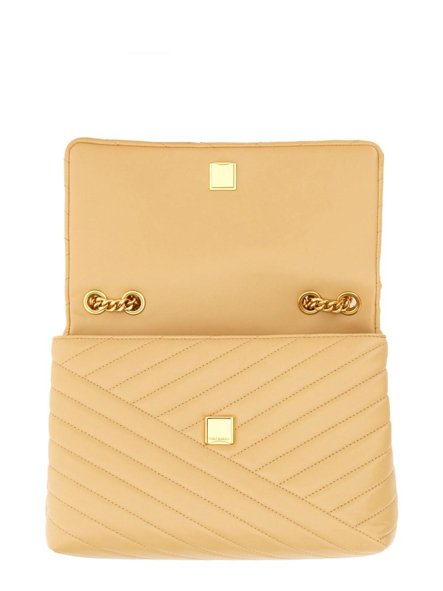 TORY BURCH BORSA A SPALLA KIRA CONVERTIBLE IN PELLE CHEVRON