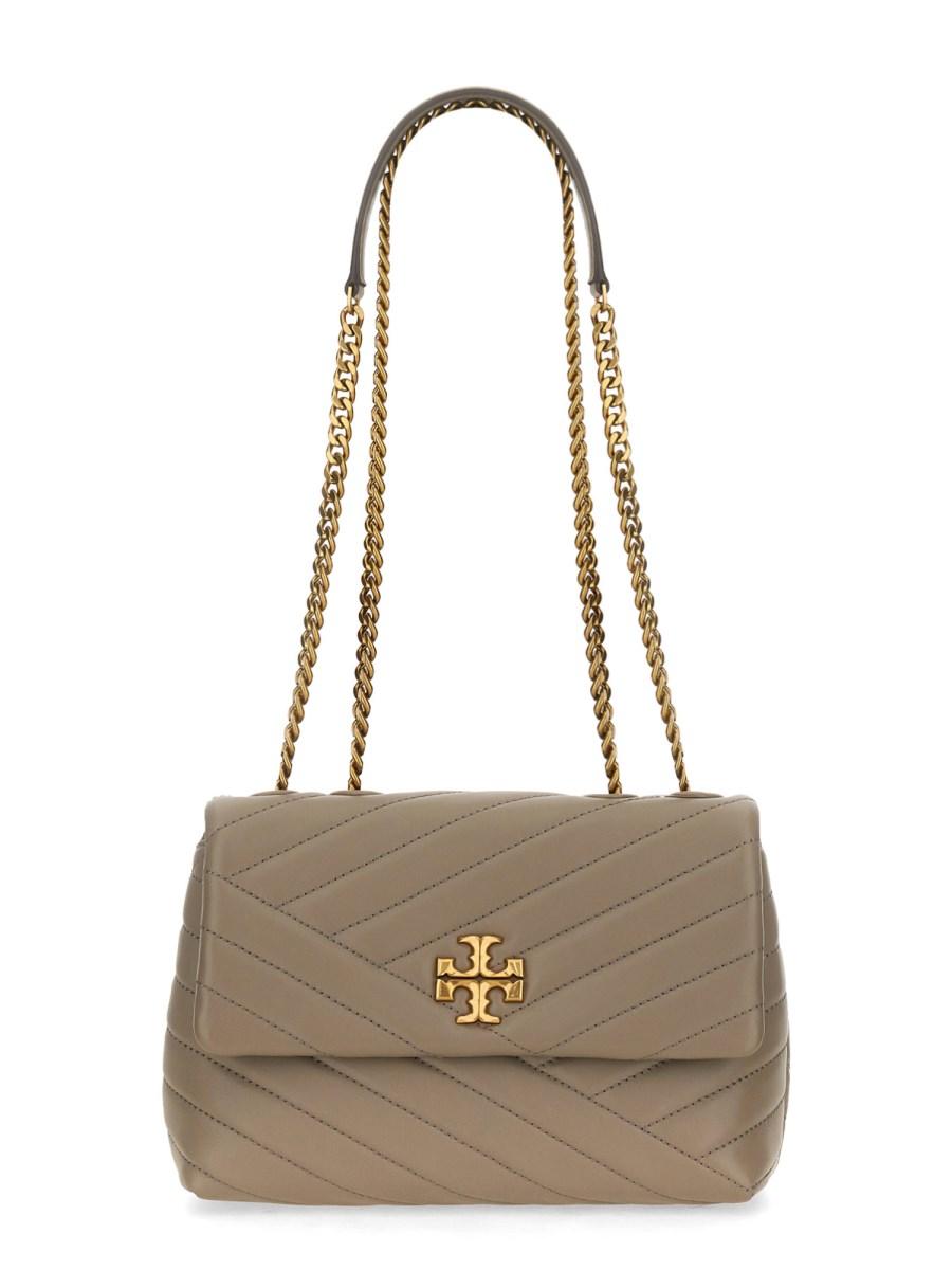 TORY BURCH BORSA A SPALLA KIRA SMALL CONVERTIBLE IN PELLE CHEVRON