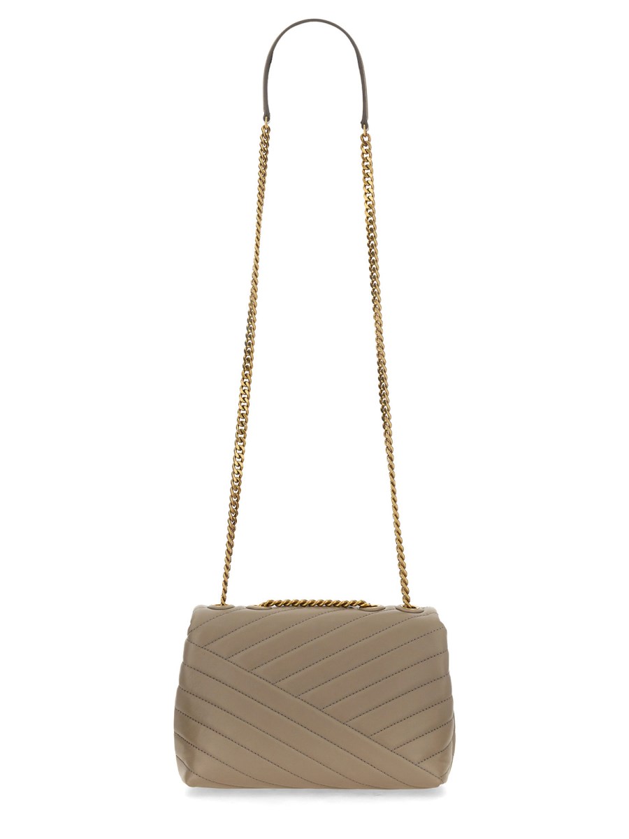 TORY BURCH BORSA A SPALLA KIRA SMALL CONVERTIBLE IN PELLE CHEVRON