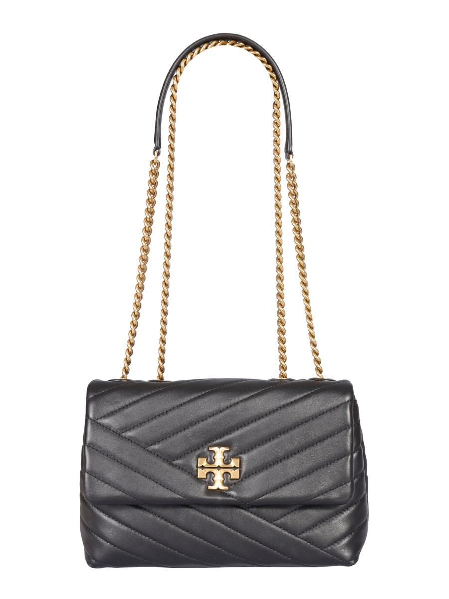 TORY BURCH BORSA A SPALLA "KIRA" SMALL CONVERTIBLE IN PELLE CHEVRON