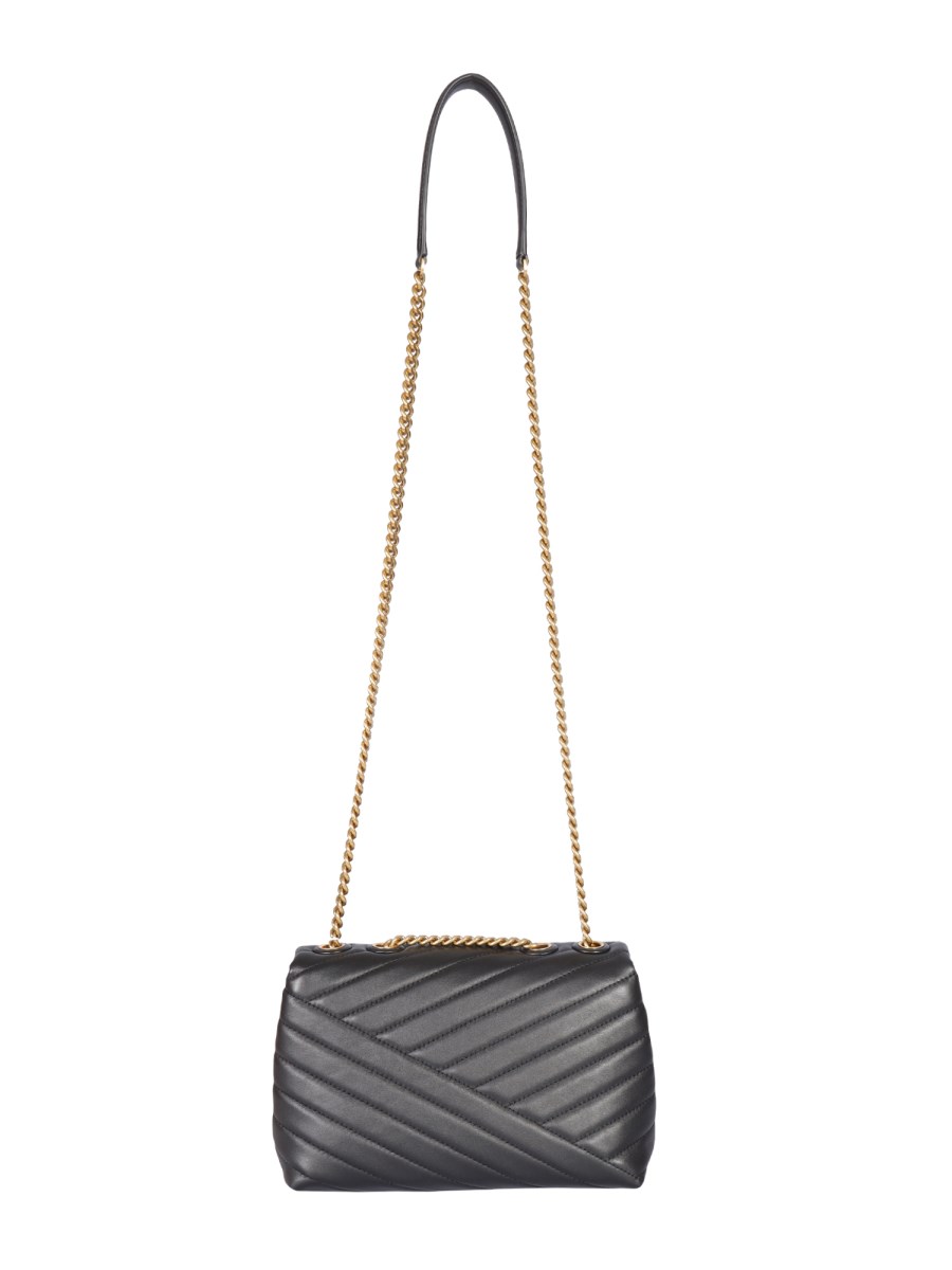 TORY BURCH BORSA A SPALLA "KIRA" SMALL CONVERTIBLE IN PELLE CHEVRON
