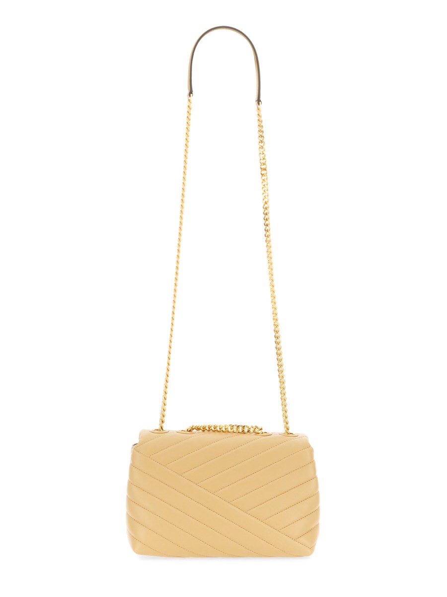 TORY BURCH BORSA A SPALLA KIRA SMALL CONVERTIBLE IN PELLE CHEVRON