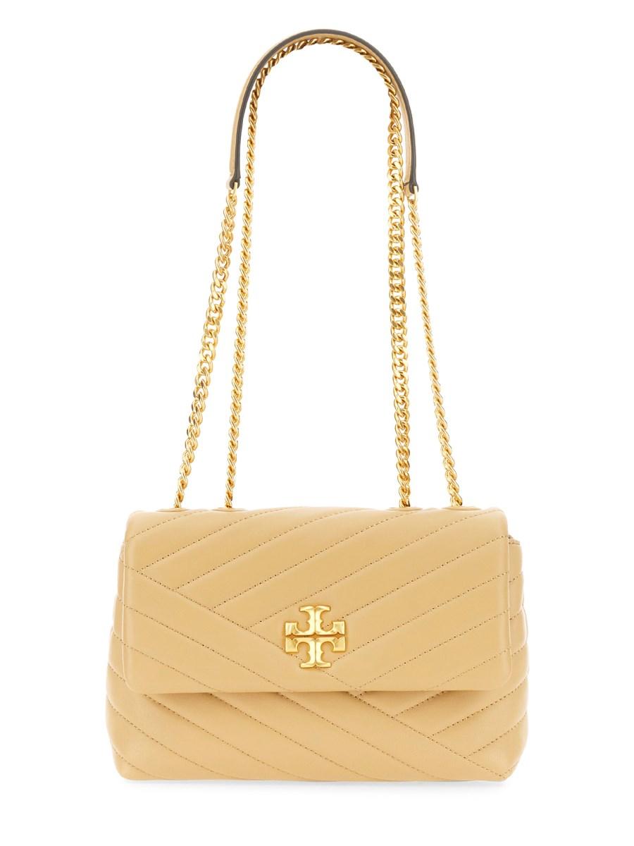 TORY BURCH BORSA A SPALLA KIRA SMALL CONVERTIBLE IN PELLE CHEVRON