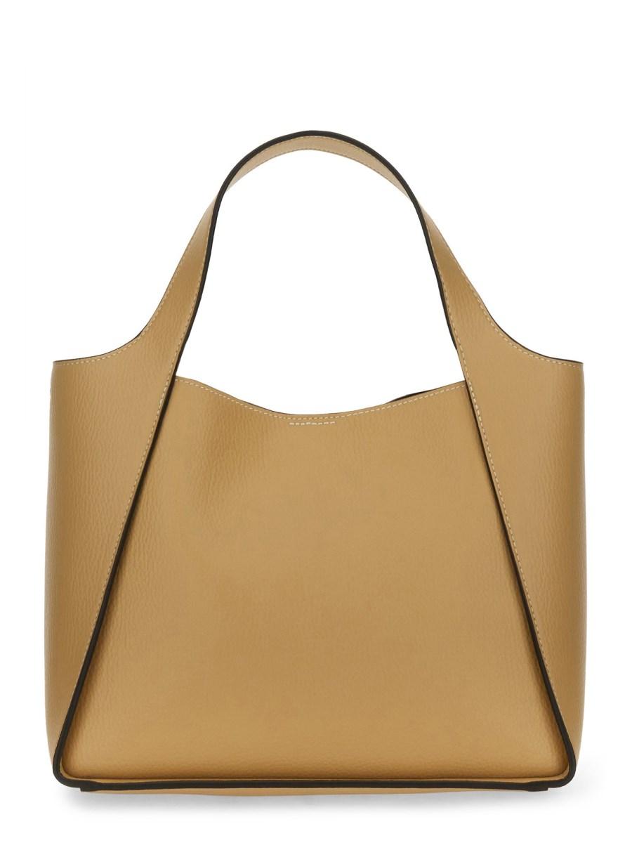 STELLA McCARTNEY BORSA A TRACOLLA CON LOGO IN ALTER NAPPA