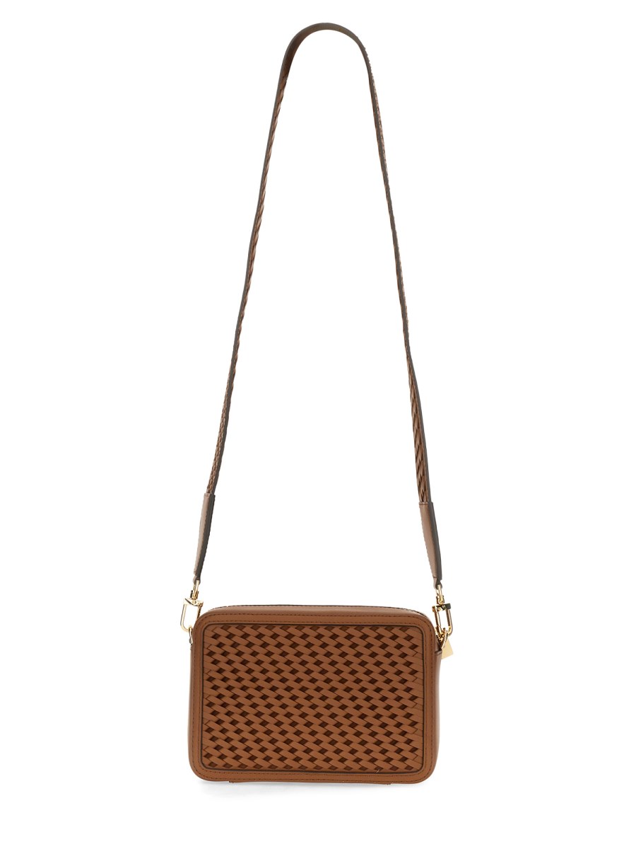 MICHAEL BY MICHAEL KORS BORSA A TRACOLLA CON LOGO IN PELLE