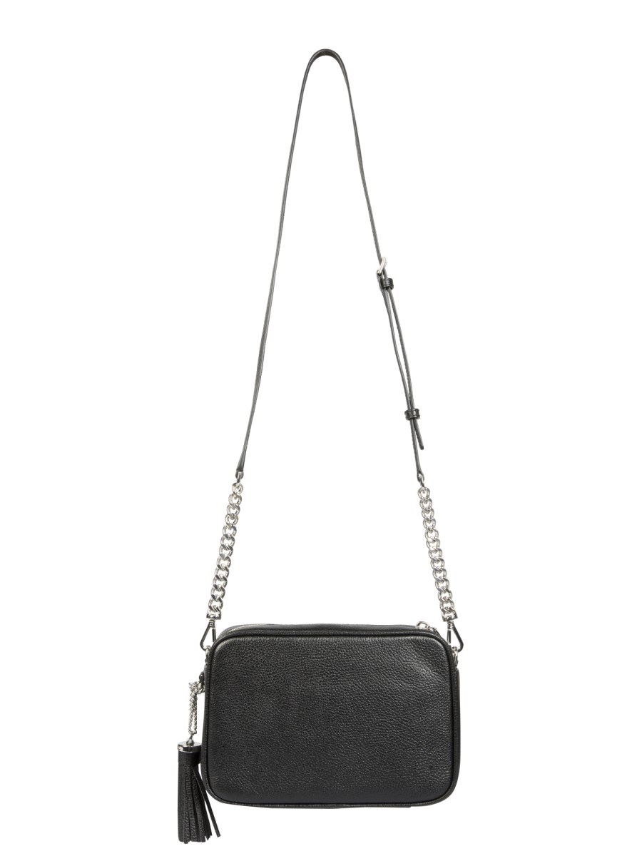MICHAEL BY MICHAEL KORS BORSA A TRACOLLA "GINNY" IN PELLE MARTELLATA