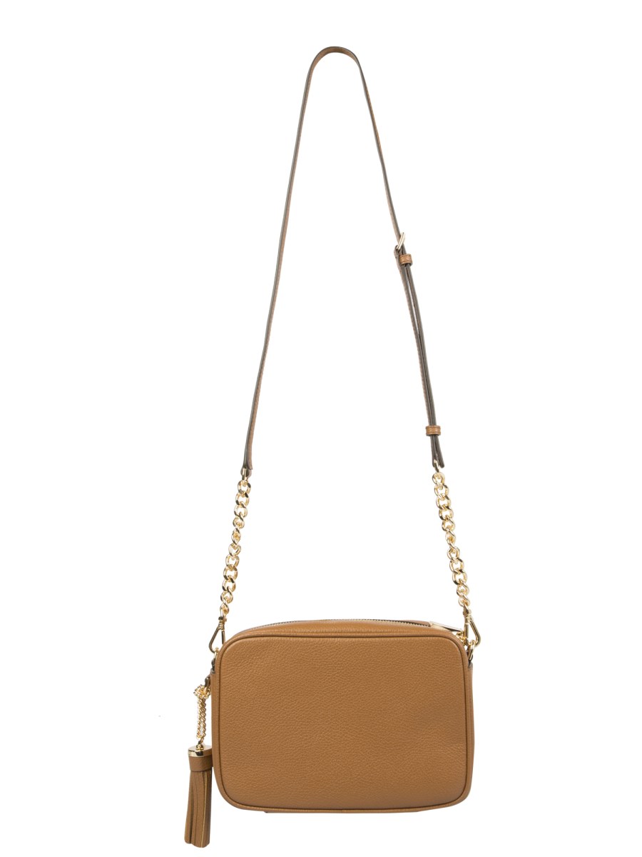 MICHAEL BY MICHAEL KORS BORSA A TRACOLLA GINNY IN PELLE MARTELLATA