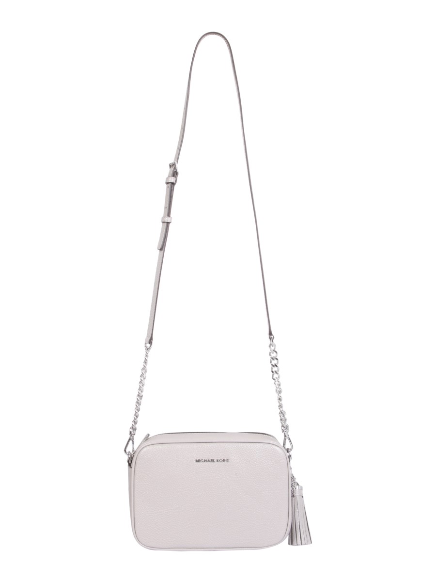 MICHAEL BY MICHAEL KORS BORSA A TRACOLLA GINNY IN PELLE MARTELLATA