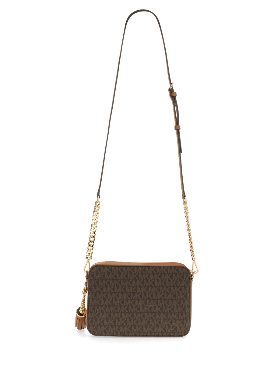 MICHAEL BY MICHAEL KORS BORSA A TRACOLLA GINNY MEDIA IN TELA RIVESTITA