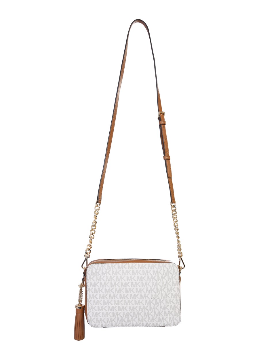 MICHAEL BY MICHAEL KORS BORSA A TRACOLLA "GINNY" MEDIA IN TELA RIVESTITA