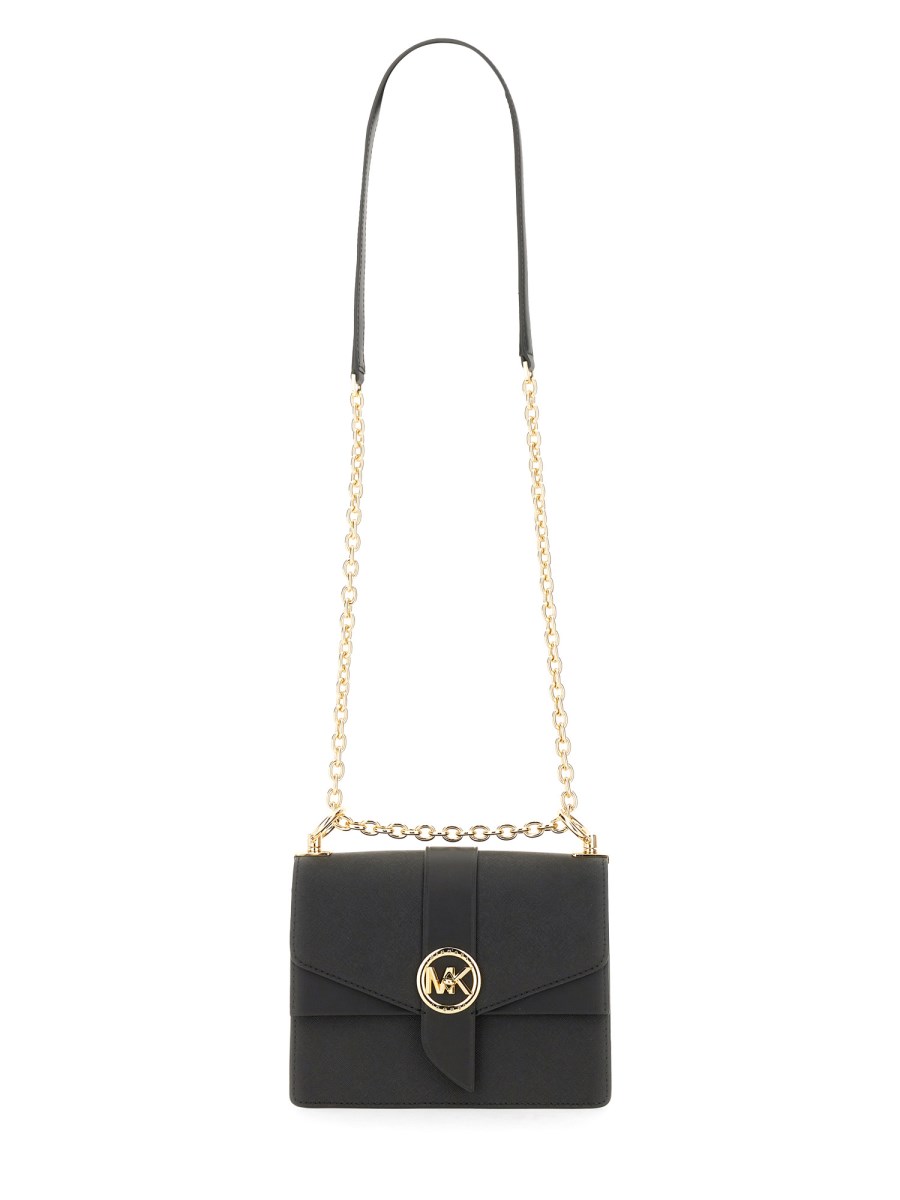 MICHAEL BY MICHAEL KORS BORSA A TRACOLLA GREENWICH IN PELLE SAFFIANO