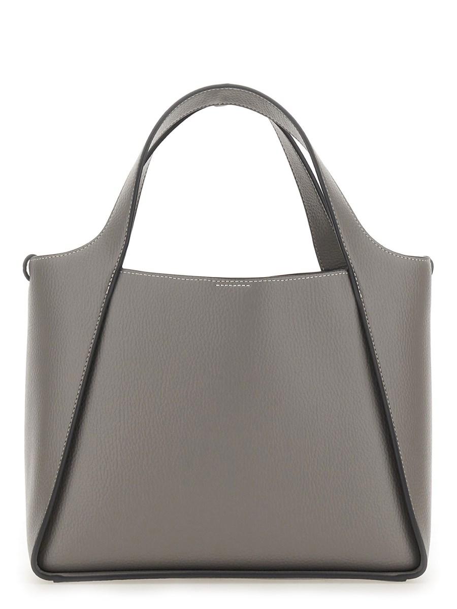 STELLA McCARTNEY BORSA A TRACOLLA IN ALTER NAPPA CON LOGO TRAFORATO