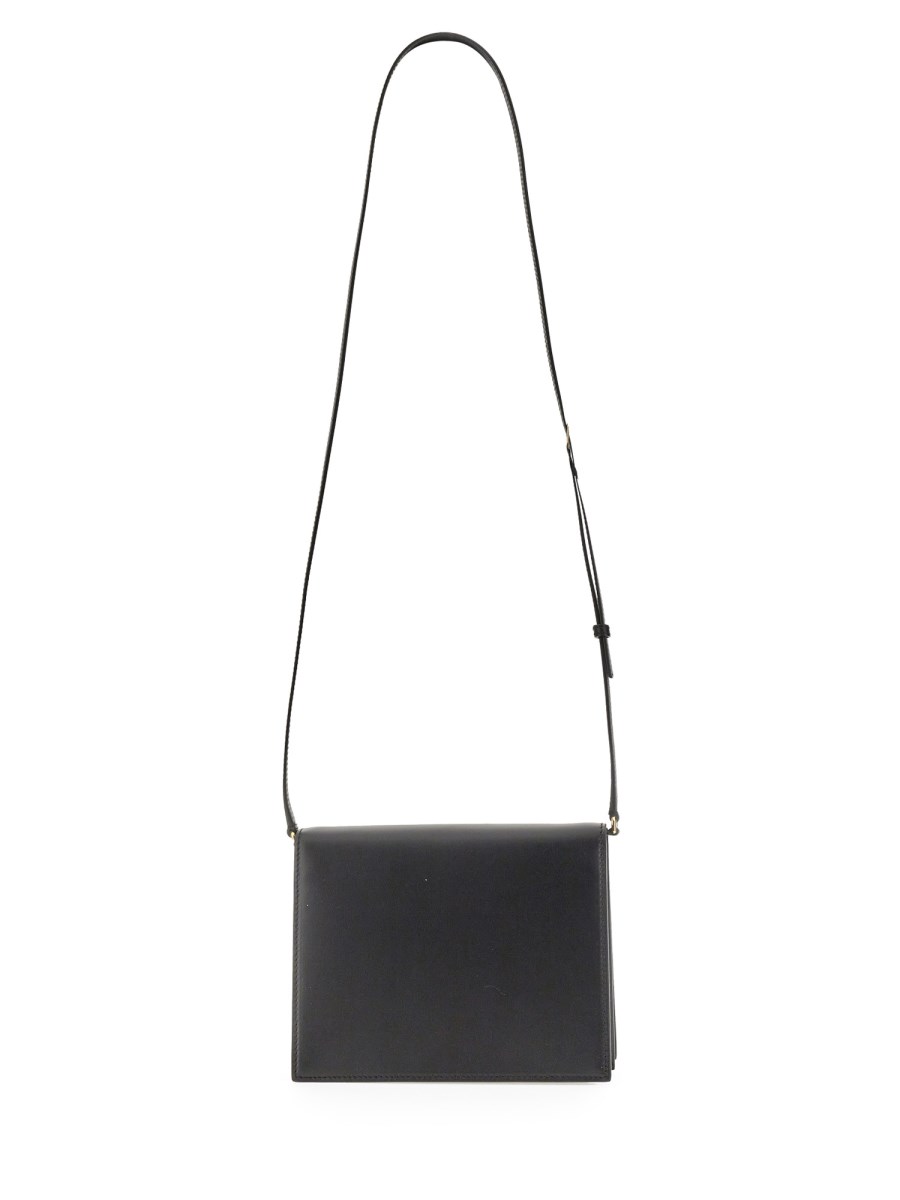 DOLCE & GABBANA BORSA A TRACOLLA IN PELLE CON LOGO DG