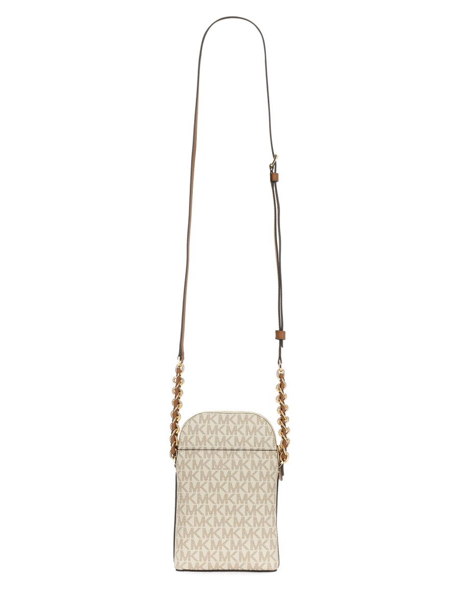 MICHAEL BY MICHAEL KORS BORSA A TRACOLLA JET SET CHARM IN TELA RIVESTITA CON MOTIVO LOGO